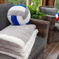 Volleyball Blanket, Throw Blanket, 3-Dimensional Design, Super Soft Velvety Top Side, Cozy Sherpa Backside, Sports Decor